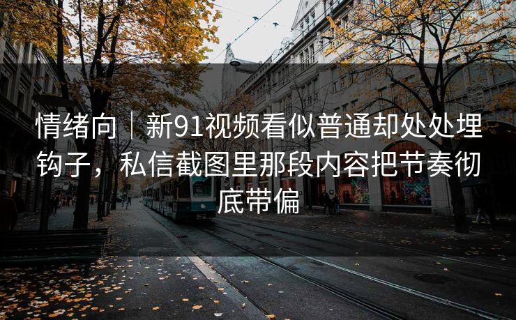 情绪向｜新91视频看似普通却处处埋钩子，私信截图里那段内容把节奏彻底带偏